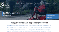 Desktop Screenshot of cpmortensen.dk