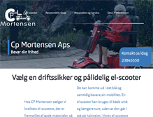 Tablet Screenshot of cpmortensen.dk